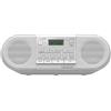 Panasonic RX-D552 Radio DAB+ Bluetooth Lettore Cd Design Vintage 20W Usb Telecomando Incluso Portatile Sound Booster Bianco