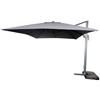 Amicasa ombrellone decentrato Elios 3x4 metri rettangolare grigio alluminio poliestere