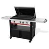 Weber Piastra Barbecue SLATE a Gas da 76 cm con 3 bruciatori