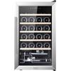 Cecotec Frigorifero per Vini Enoteca 00125, 24 Bottiglie, 5-18°C, Acciaio Inox
