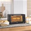 HOMCOM Mini forno elettrico HOMCOM 9L 50W con timer nero a temperatura regolabile - Black