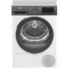 Beko Asciugatrice 8 Kg Classe C Inverter con Pompa di Calore Profondità 61 cm Vapore SteamCure EcoGentle - BMEUT481SAI_IT