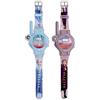 Lexibook, Frozen, Orologi Walkie-Talkie, 2 Pezzi, Portata Fino a 200m/600 Piedi, Torcia, Bussola, Ricaricabile, Blu/Viola, DMWTW1FZ
