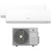 Electroline Dualsplit 9000+9000BTu EDHE53D2 + IUD263HKAW + IUD263HKAW condizionatore fisso