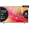 Samsung TV Crystal UHD 4K 75 pollici UE75DU7170UXZT Smart TV Wi-Fi Black 2024 Processore Crystal 4K 4K Upscaling Slim Look Design OTS Lite