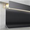 M LEDME Profilo Led battiscopa Ska Nero laccato per strisce Led 12-24V da incasso 2 metri in alluminio M LEDME