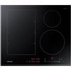 Samsung PRONTA CONSEGNA - Samsung Piano cottura a induzione NZ64K7757BK in vetroceramica nero da 60 cm