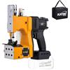 KATSU Tools KATSU FIT-BAT - Macchina per cucire senza spazzole, senza fili, 18/21 V, portatile, per tessuti, sacchetti, carta, sacchetti di plastica, senza batteria e caricabatterie