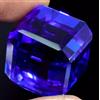 sapphire_hub Grande Tanzanite blu 302,20 ct. forma di scatola cubo pietra preziosa sfusa r...