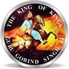 AL Precious Moments Moneta Guru Gobind Singh Colorato Design Argento Regalo 10 Gram