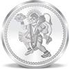 AL Moneta Regalo In Argento Lord Hanuman Ji 10 Grammi