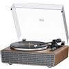 XJ-HOME Giradischi con Altoparlanti Alti/Bassi, Bluetooth HiFi con Pickup AT-360