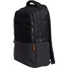 Trust Lisboa Zaino per Laptop 16, Zaino Porta PC 23 Litri con Cinghia per Trolley, Realizzato in Plastica Riciclata, Uomo Donna Viaggio Università Lavoro Ufficio Computer Portatile - Nero