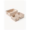Westwing Collection Set di 3 cesti Lurdes