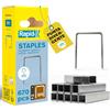 Rapid 40109599 Rapid No. 970 DP Graffe a filo piatto 14 mm, Acciaio