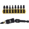 DeWalt Extreme Impact Torsion Bit Set Con Portainserti Pieghevole, 10 parti, Dt70578T, nero