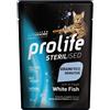 PROLIFE 85 g Prolife Sterilised Grain Free Sensitive Alimento Cibo Umido per Gatti Adulti Sensibili e Sterilizzati con Pesce Bianco Fresco e Patate Senza Cereali