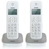 BRONDI TELEFONO CORDLESS BRONDI GALA TWIN BIANCO/GRIGIO DUO