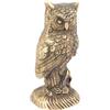IS Antico Finitura Ottone Feng Shui Gufo per Casa Vastu Figurina Statua