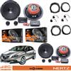 Hertz Evotuning Kit 8 Casse Altoparlanti Hertz Dsk 165.3 Anteriori+Posteriori per Lancia Delta 3