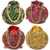 Binori Nuova Borsa Potli Tradizionale Etnica Da Donna - Set Di 4 Assortite