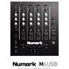 Numark M6 USB Mixer Pro x Dj a 4 canali, con connessione USB per computer, Nero