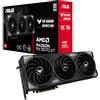 ASUS TUF Gaming AMD RX 9070 XT OC Edition, Scheda Grafica 16 GB GDDR6, 256 Bit, PCIe 5.0, 1 HDMI 2.1, 3 DisplayPort 2.1, Software GPU Tweak III, Nero, TUF-RX9070XT-O16G-GAMING
