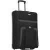paklite Valigia da viaggio con 2 ruote, grande valigia con rotelle, ORLANDO, trolley classico in softshell dal design senza tempo, 73 cm, 80 L