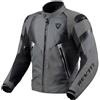 Rev'it Giubbotto Moto Tessuto Rev'it CONTROL H2O Grigio Nero