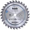 kwb 586557 Lama per seghe circolari per trucioli, legno/legno duro, 190 x 16 mm, tagli puliti, numero medio, 30 denti Z-30, lama per seghe CleanCut media, 190 x 16