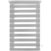 INTERBLIND Tenda oscurante per notte e giorno, senza attrezzi, dimensioni: 60 x 150 cm larghezza x altezza, senza trapano, dimensioni tessuto, 57 x 145 cm, grigio