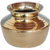 Kalash In Ottone Pooja/Loto Di Culto Contenitore D'Acqua Collezionabile 500 Ml
