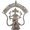 IS Fatto a Mano Stile Vintage Ottone Dhokra Ganesh Figurina Statua Rustico Finitura