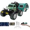 PAISHENKEJI Auto telecomandata Mini auto RC: Camion RC ricaricabile in lega, L'APP mobile supporta 4 modalità di controllo: telecomando, programmazione, tracciamento del percorso, rilevamento della gravità