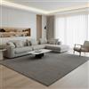 Jimri Fashion4Home - Tappeto a pelo corto in tinta unita per salotto, cameretta dei bambini, camera da letto, studio, ufficio, corridoio e cucina, colore: grigio chiaro, dimensioni: 120 x 170 cm