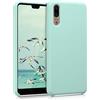 kwmobile Cover per Huawei P20 Custodia - Back Case per Smartphone in Silicone TPU - Protezione Gommata - menta matt