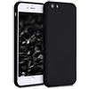 kwmobile Custodia Compatibile con Apple iPhone 6 / 6S Cover - Back Case per Smartphone in Silicone TPU - Protezione Gommata - nero matt