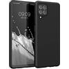 kwmobile Custodia Compatibile con Samsung Galaxy A22 4G Cover - Back Case per Smartphone in Silicone TPU - Protezione Gommata - nero matt