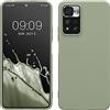 kwmobile Custodia Compatibile con Xiaomi Redmi Note 11 Pro+ 5G / Note 11 Pro Plus 5G Cover - Back Case per Smartphone in Silicone TPU - Protezione Gommata - verde grigio