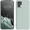 kwmobile Custodia Compatibile con Motorola Edge 30 Neo Cover - Back Case per Smartphone in Silicone TPU - Protezione Gommata - menta freddo