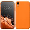 kwmobile Custodia Compatibile con Apple iPhone XR Cover - Back Case per Smartphone in Silicone TPU - Protezione Gommata - arancia fruttata