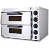 Forno Pizza elettrico 2 camere. Camera cm. 40x40. - Kw. 3