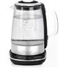 H.Koenig BO600 Bollitore in vetro con temperatura regolabile e base girevole a 360°, Capacità 1.5 litri