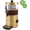 H.Koenig SHK804 Distributore cioccolata calda, CIOCCOLATIERA, senza BPA, BPA FREE, corpo color OTTONE DORATO, lavabile in lavastoviglie