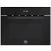BERTAZZONI FMOD4077MTB3 Forno a Microonde Combinato, 60x45 cm, Incasso, Vetro Nero, Serie Modern, Display TFT, 7 Funzioni, 5 Livelli di potenza