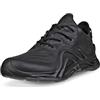 ECCO Biom Infinite V1 Leather Fashion Sneaker da Uomo, Nero, 43/44 EU