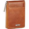 WILDHORN Rfid Blocco Portafoglio IN Pelle per Uomo Verticale Credito Debito Porta Carte