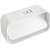La Ventilazione CVL157B Giunto in ABS con Valvola a Farfalla Antiritorno, 150x70 mm