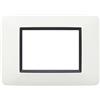 VIMAR Numero Posti 3 posti, CONFEZIONE 1 *** Vimar serie eikon round placca in metallo bianco antico elegante