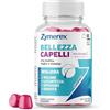 Zymerex BELLEZZA CAPELLI Gummies | 60 gommose | Migliora l'aspetto dei capelli | Forza e resistenza al capello | Cisteina, Biotina, Miglio, Bambù | Senza glutine, lattosio e zuccheri